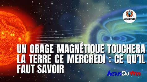 orage magnétique aujourd'hui heure